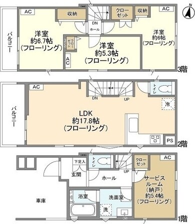 Ｋｏｌｅｔ南元宿の物件間取画像